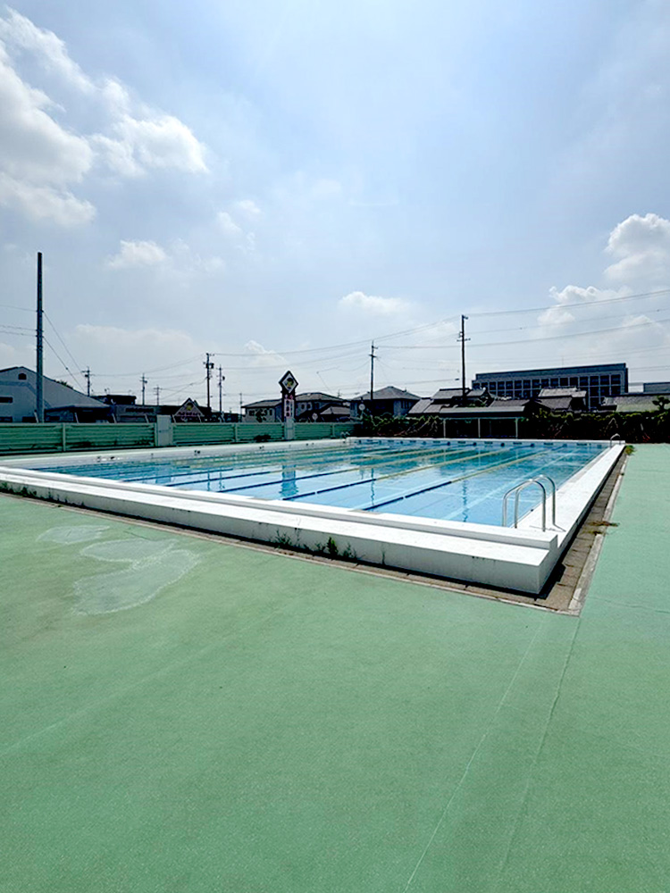 高浜中学校プールの改修工事